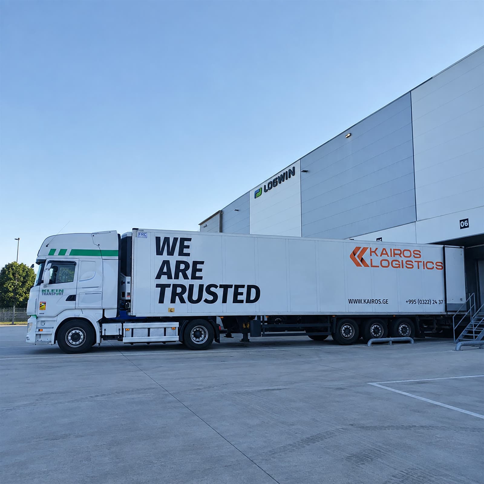 Kairos Logistics fleet truck 1