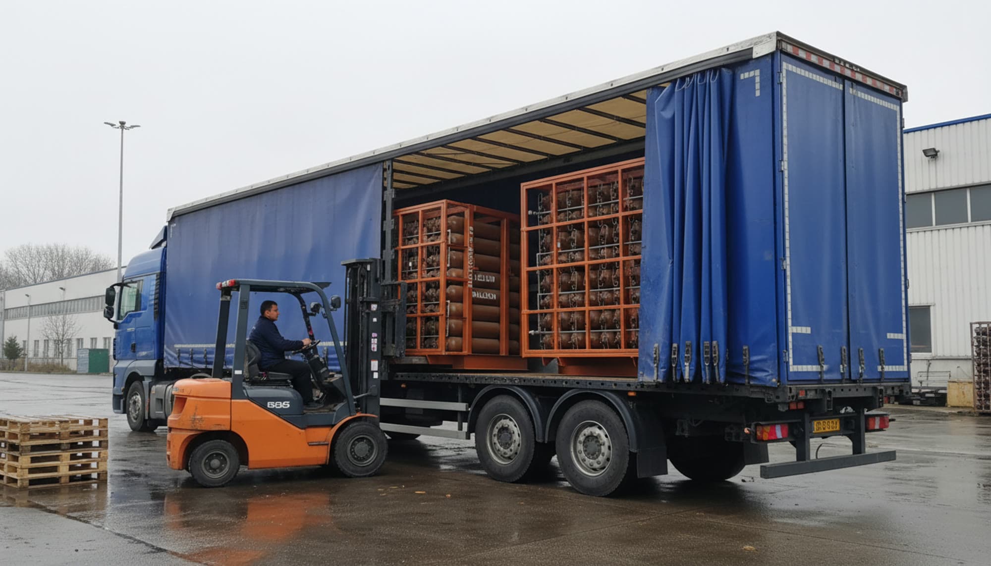 Gas Cylinder Transit to Kazakhstan